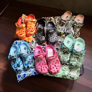 Original a Bathing Ape X Crocs Clogs