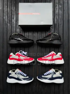 Original Prada America’S Cup Luxury Sneakers