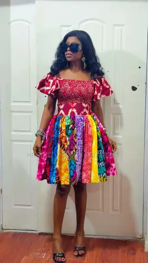 Adire Top and Short Skirt - Style 845