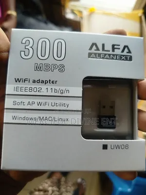 Alfa 300mbps Wi-fi Adapter (Uw06)