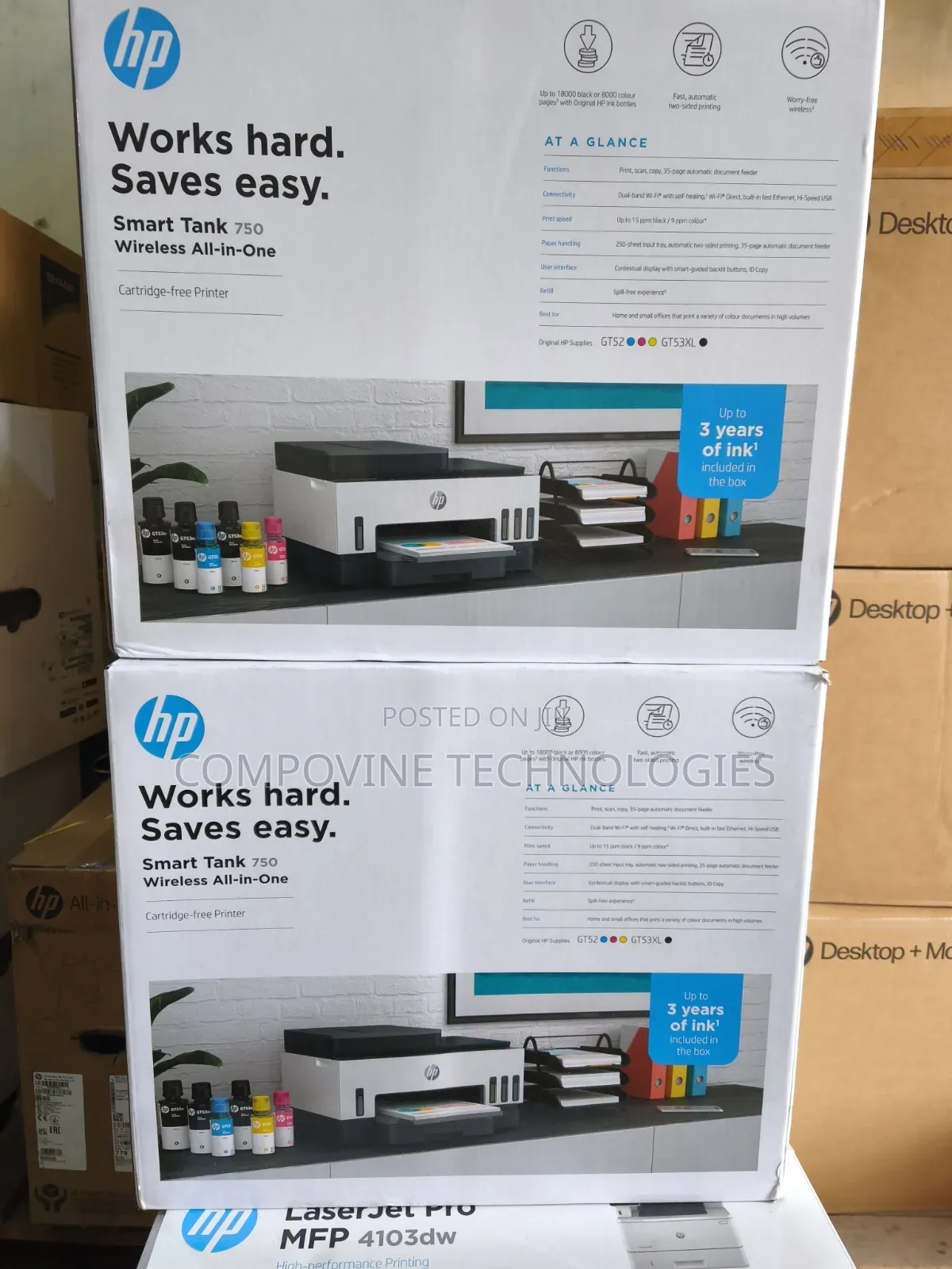 Hp Smart Tank 750 Aio Printer