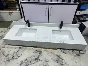 Double Bowl Kitchen Marble Sink