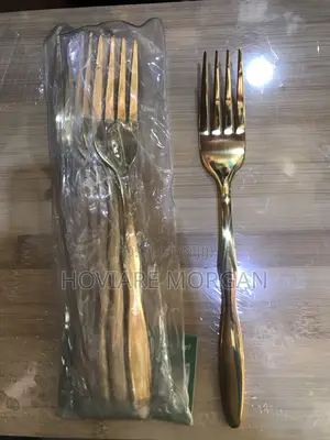 6pcs Spiral Gold or Silver Eating Fork