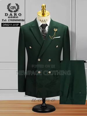High Quality Turkish Double Breasted Suit