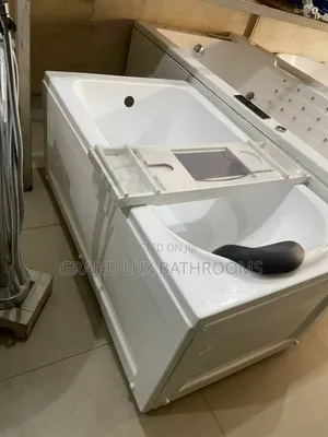 Children Modern Freestanding Acrylic Soaking Bathtub With Bath Tray