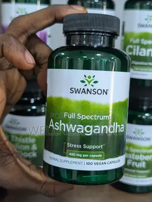 Swanson Ashwagandha 450mg 100 Caps | Stressed in Lagos? | Lagos