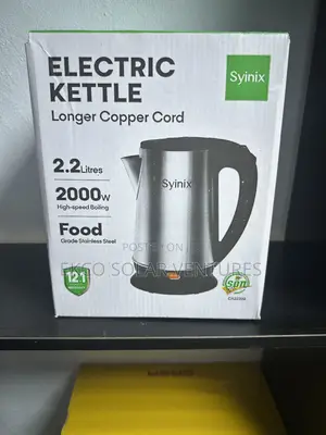 Synix Stainless Steel Electric Kettle, 2.2l