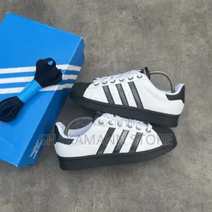 Original Adidas Superstar White and Blaxk