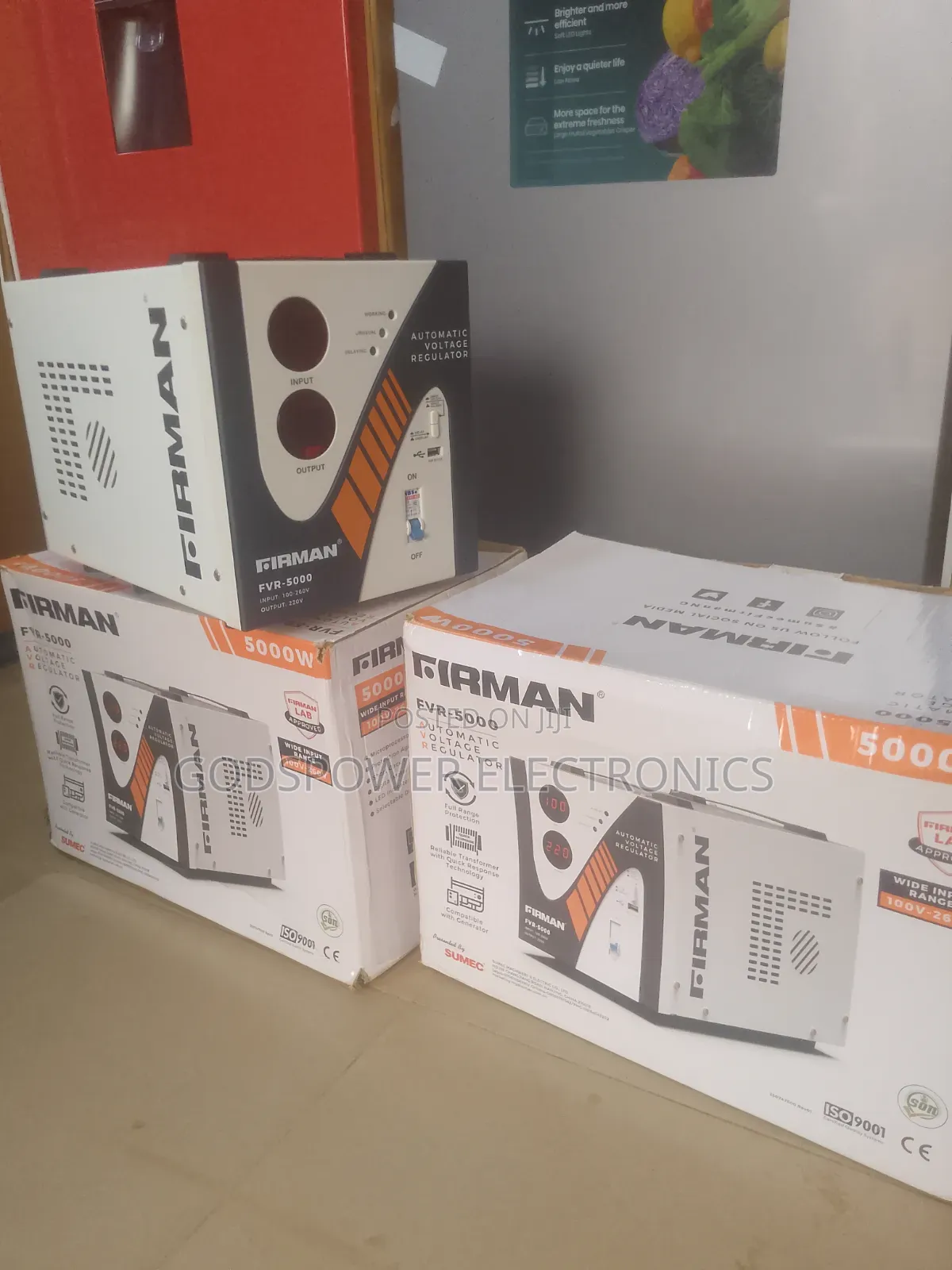 Firman 5000w Automatic Voltage Stabilizer, Digital