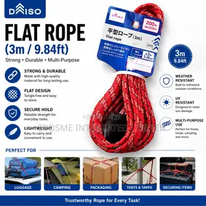 Flat Rope Cord – 3m