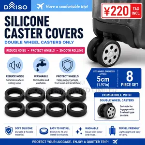 Silicone Caster Cover 8 PCS Set