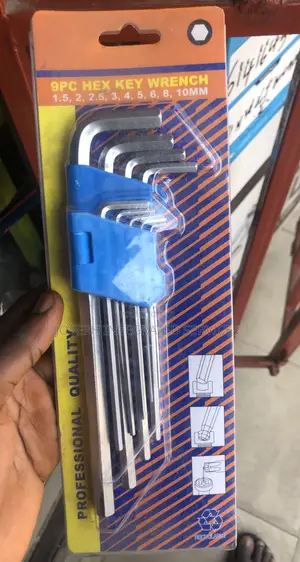 9-Piece Metric Hex Key Wrench Set