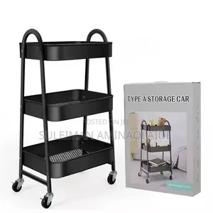 High Quality 3layer Metal Utility Cart Kitchen