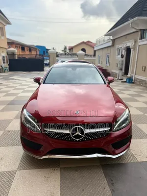 Mercedes-Benz C300 Base Coupe RWD (2.0L 4cyl 7A) 2017 Red