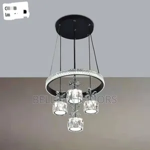 Modern Dining Room. Led Chandelier