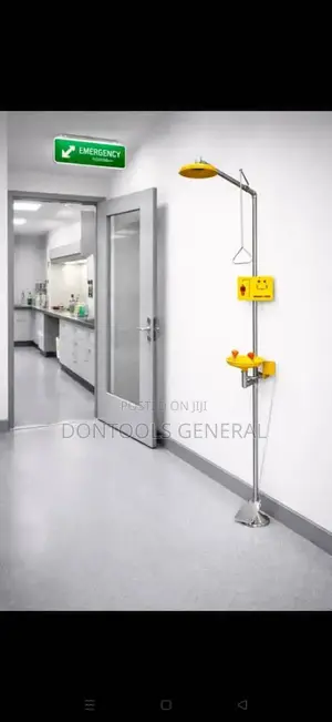 Emergency Eyewash Safety Combination Shower Abs Coating