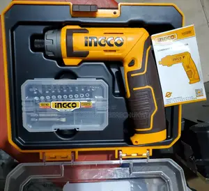 Ingco 8v Cordless Screwdriver Set, Model Csdli08025.