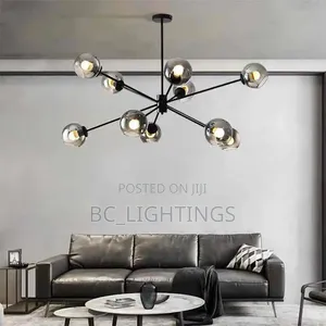 Nordic Modern Chandelier Glass Bulb Chandelier Living Room Bedroom