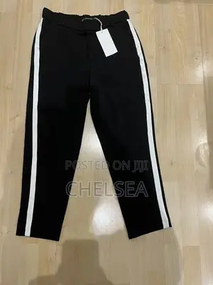 Zara Carrot Pants (Black, Blue Ash)
