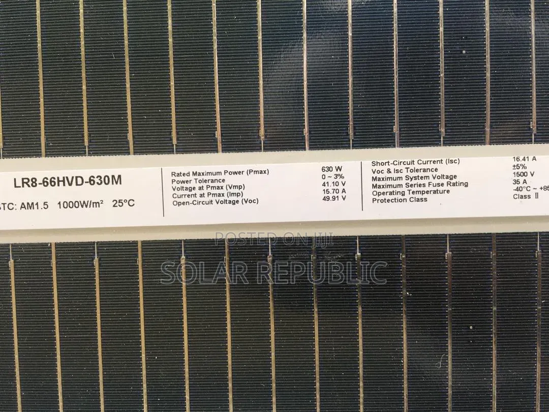 630w Solar Panel Longi 20bb