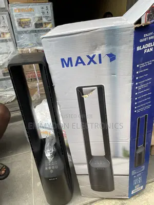 Maxi Bladeless Fan Modern and Powerful Cooling Solution