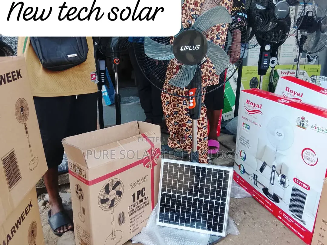 Solar Rechargeable Fan