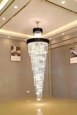Spiral Crystal Chandelier