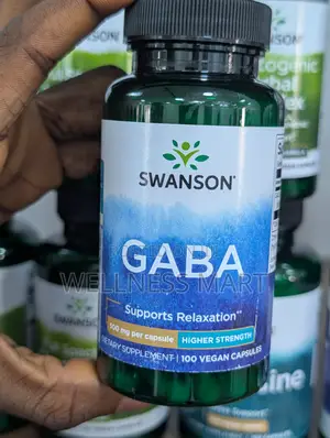 Swanson Gaba 500mg 100 Caps | Mind Racing at Night? | Lagos