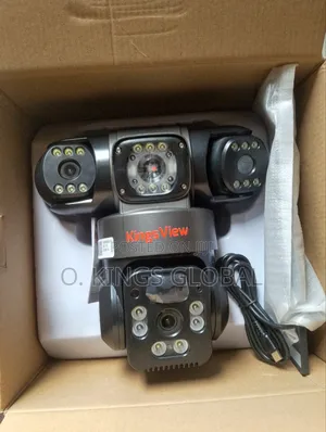 Wifi V380 Pro Triple Lens 3 Views 12mp Solar Camera