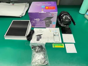 Ubox Single Lens 4g Sim 5mp Solar Powered CCTV Camera