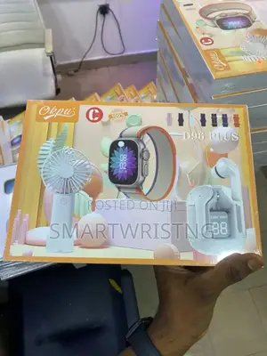 D96 Hand Fan Combo Smartwatch