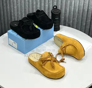 Original FDCP Suede Lace Up Mules