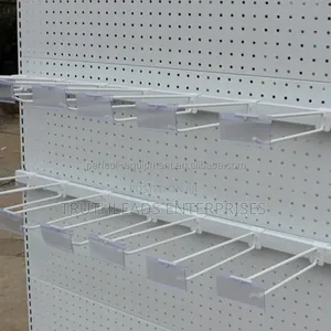 Shelve Beam With 4 Double Face Hanging Hooks