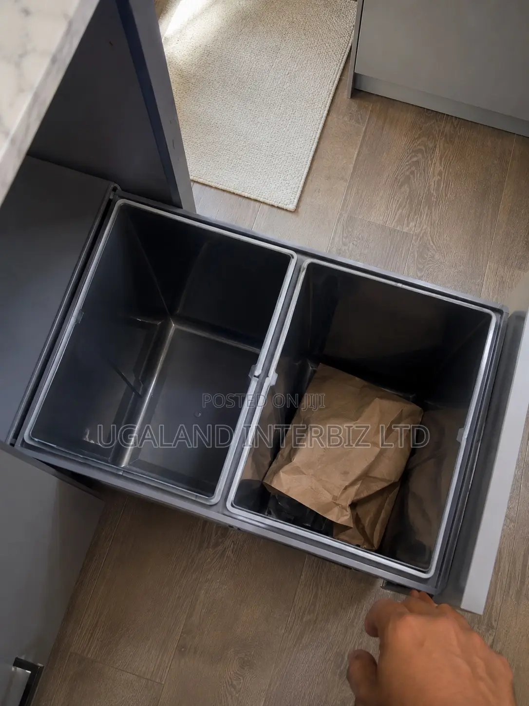 Dual Pull Out Cabinet Dustbin