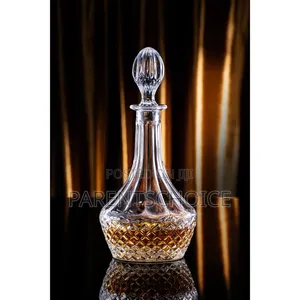 Glass Whisky Decanter Liquor Container Bottle - 730ml/ 25oz