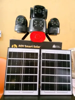 PTZ Solar Camera ,4 Lens, Hieasy App With 2 Panel