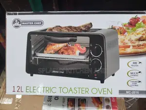 Master Chef Electric Toaster Oven With Top Grill- 12l