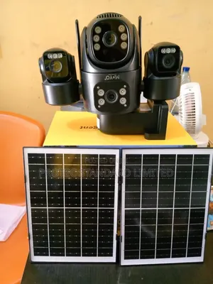 Solar PTZ CCTV Camera 4g 4lens