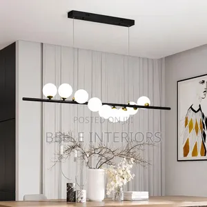Modern Luxury Nordic Glass. Stone Ball Heads Rings Led