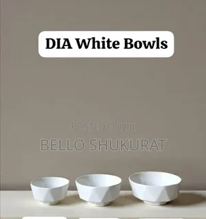 Dia White Bowl 3 Different Size
