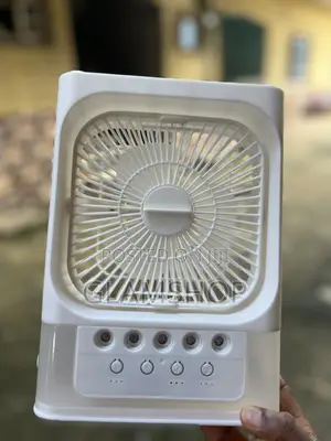 Mini Mist Ac Air Cooler Table Fan With Led (Non Rechargeable)