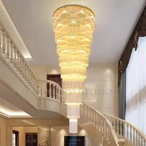 Crystal Staircase Luxurious Light