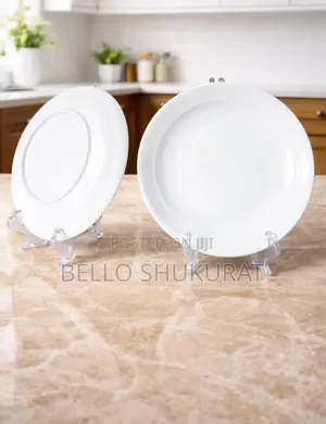 9 "Z Stone Ware Plate Per Doz