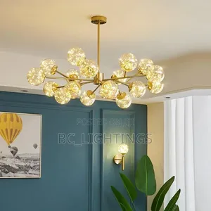 Nordic Living Room Bedroom Dining Room Decor Hanging Lamps Glass