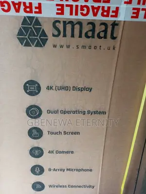 Smaat 86" (Uhd)Interactive Flat Panel With (13mp) Camera With Stand