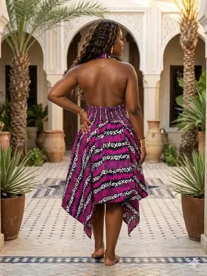 Backless Handkerchief Short Gown - Style 988