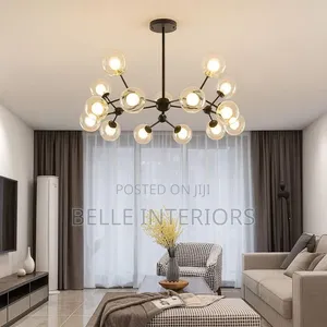 Modern Glass Ball Chandelier Led Ceiling Light