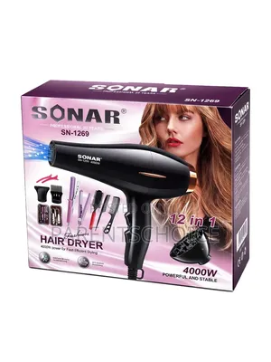 Professional Hair Dryer for Drying and Styling Hair, 12-in-1