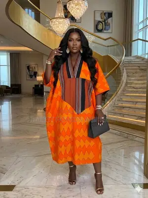 Ankara and Asoke Dress - Style 832
