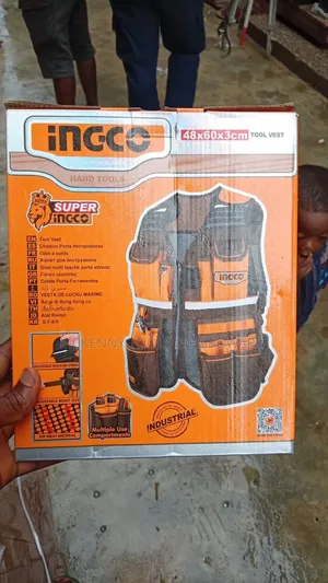 Ingco Heavy Duty Adjustable Tool Vest (Model Htvt09028).